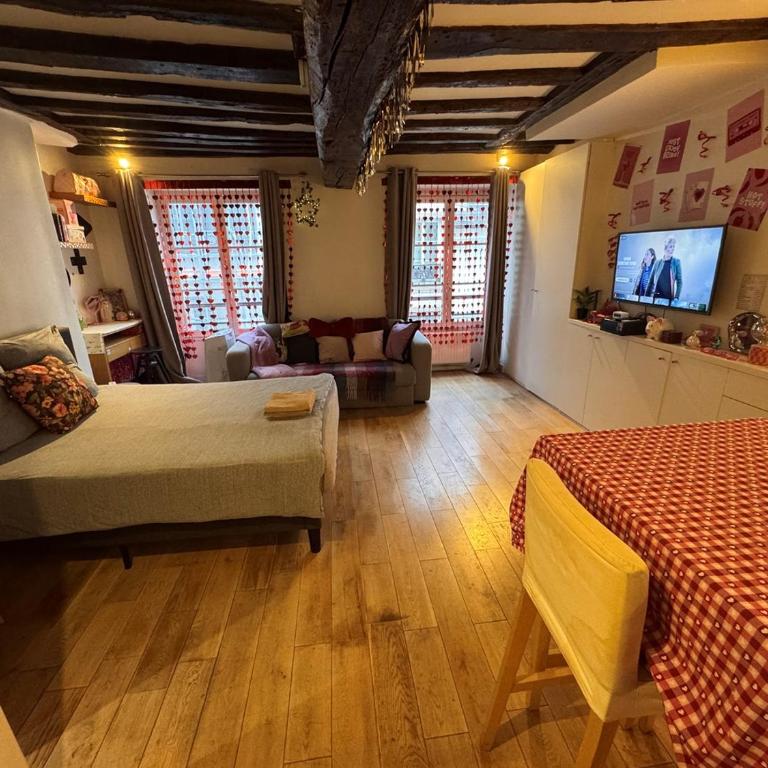 1 Cozy Studio in Historic 3rd Arr Near Metro - One-Bedroom Apartment - 3