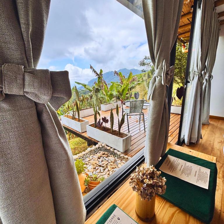 Casa Alta Colombia, ecolodge con vistas, Pereira - King Room with Mountain View - 9