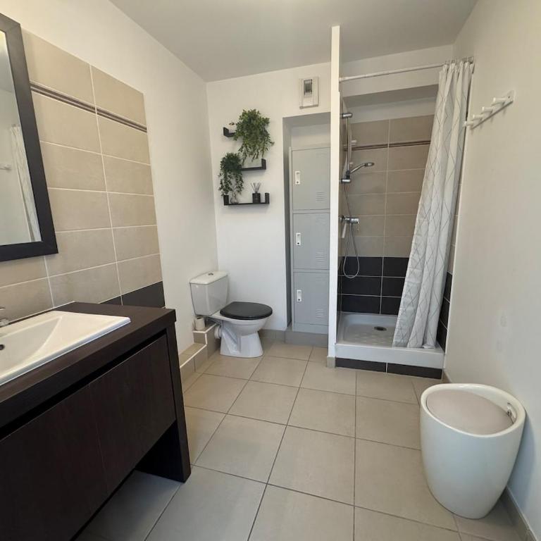 Sète l Studio Vue Mer l Piscine l 1min des Plages - Apartamento de 1 dormitorio - 3