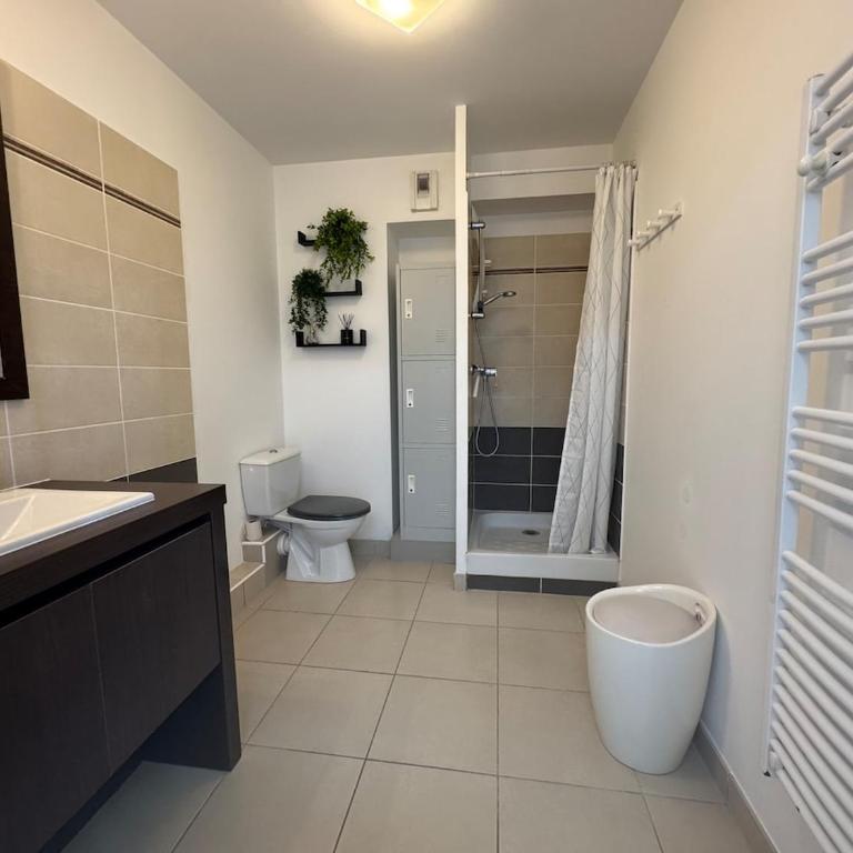 Sète l Studio Vue Mer l Piscine l 1min des Plages - Apartamento de 1 dormitorio - 9