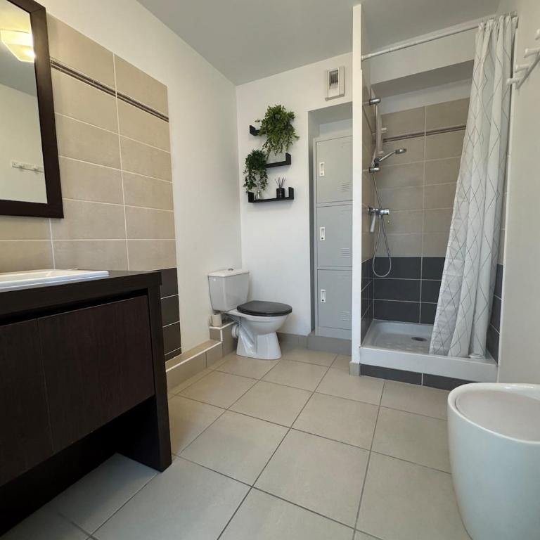 Sète l Studio Vue Mer l Piscine l 1min des Plages - Apartamento de 1 dormitorio - 13