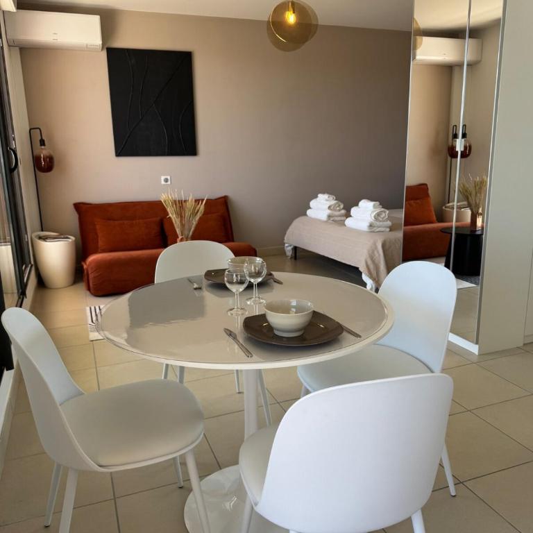 Sète l Studio Vue Mer l Piscine l 1min des Plages - Apartamento de 1 dormitorio - 28