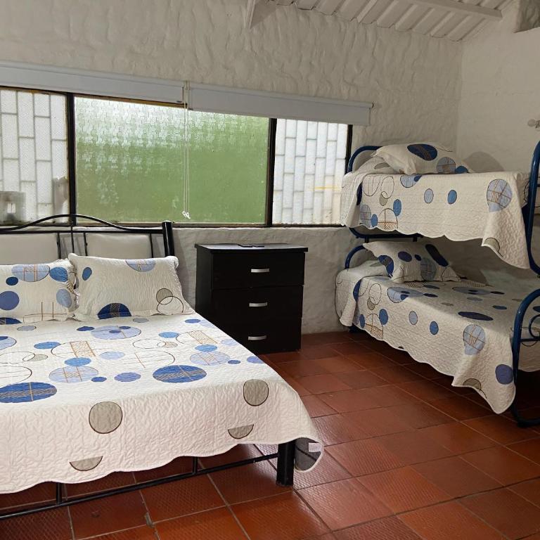 Finca Entre Palmeras - Habitación Familiar con vistas al jardín - 5