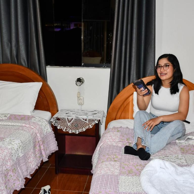 Casa Hospedaje Teresita - Habitación Doble con vistas al jardín - 2 camas - 1