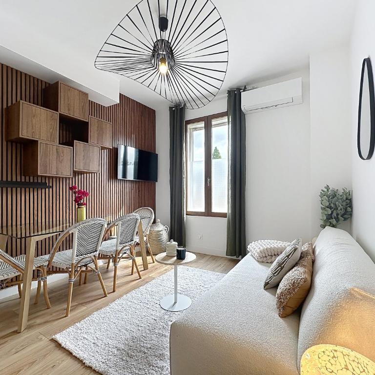 Le Cosy - Appartement rare - Cathédrale 5 min Climatisation - Reims - Apartment mit 2 Schlafzimmern - 5