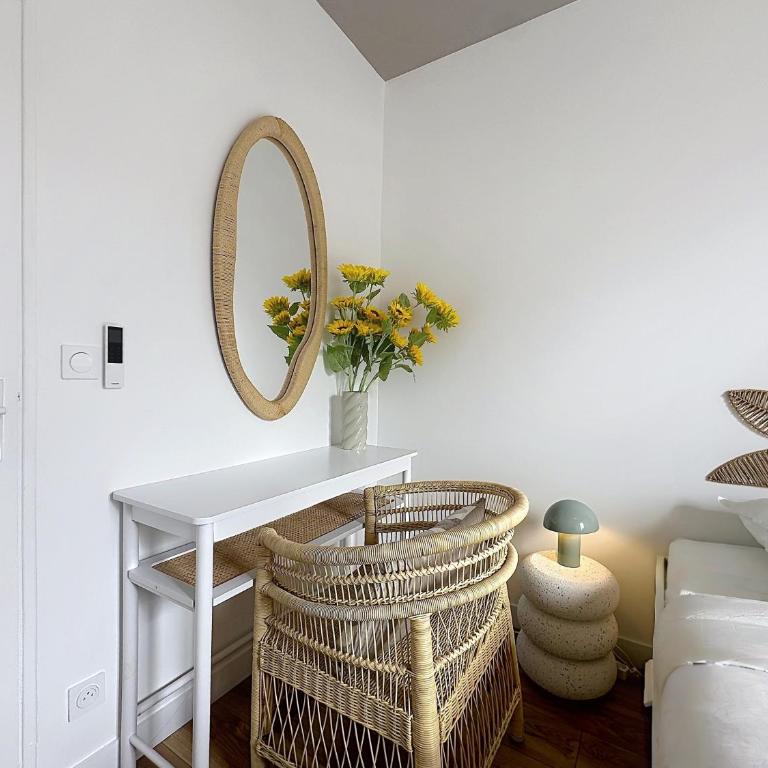 Le Cosy - Appartement rare - Cathédrale 5 min Climatisation - Reims - Apartment mit 2 Schlafzimmern - 15
