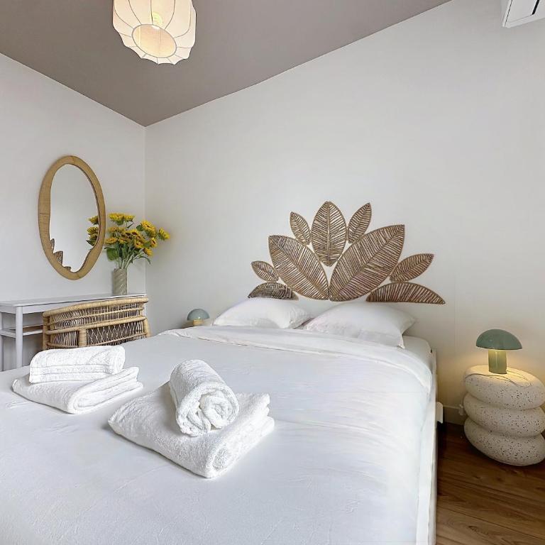 Le Cosy - Appartement rare - Cathédrale 5 min Climatisation - Reims - Apartment mit 2 Schlafzimmern - 2