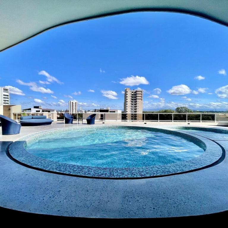 Studio con piscina y gym en Sky Magnolia - One-Bedroom Apartment - 20