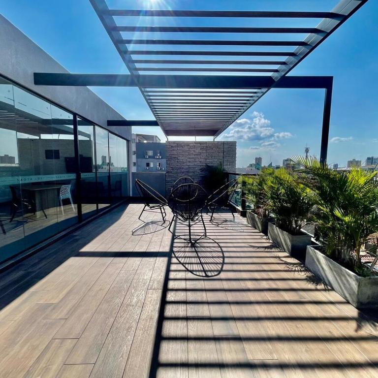 Studio con amplio balcon en Equipetrol - One-Bedroom Apartment - 26