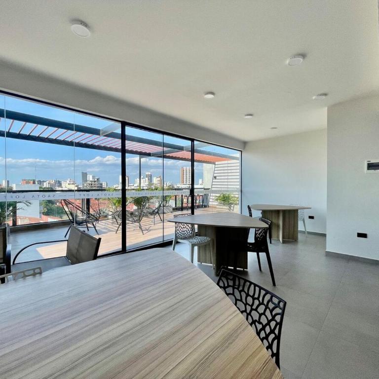 Studio con amplio balcon en Equipetrol - One-Bedroom Apartment - 28