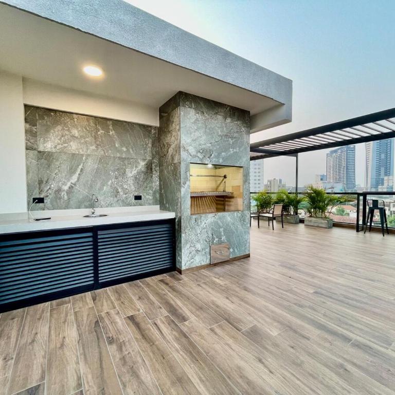 Studio con amplio balcon en Equipetrol - One-Bedroom Apartment - 48