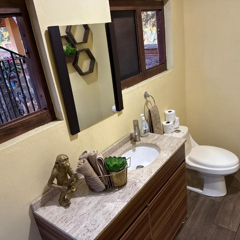 Hermosa cabaña con terraza para disfrutar Cabañas puerta del bosque Mazamitla - Casa de 4 dormitorios - 26