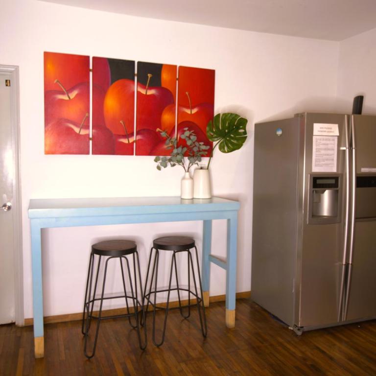 Morada Luna Condesa - Double Room with Balcony - 7