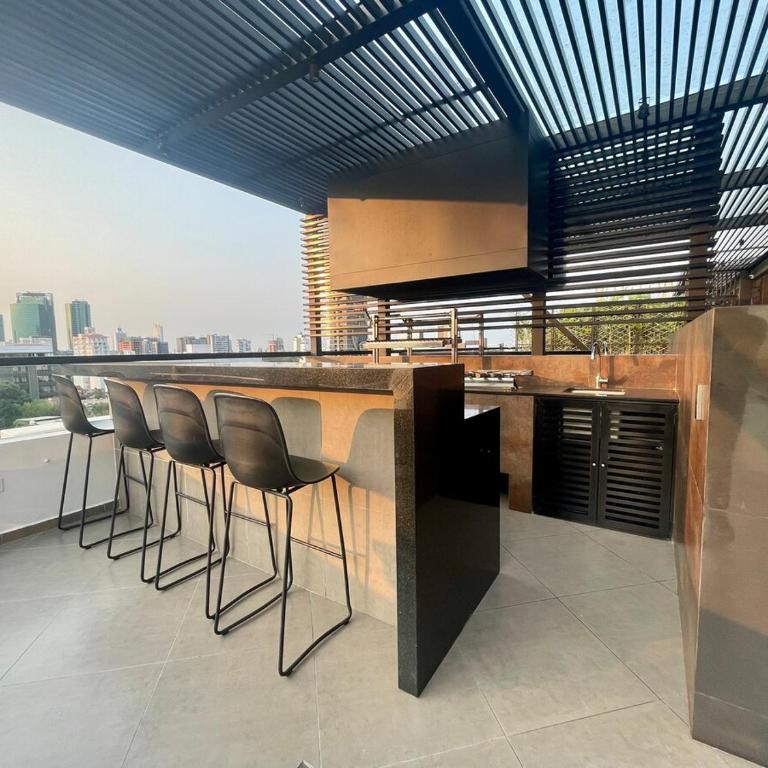 Studio con Vista, Coworking & Rooftop - One-Bedroom Apartment - 13