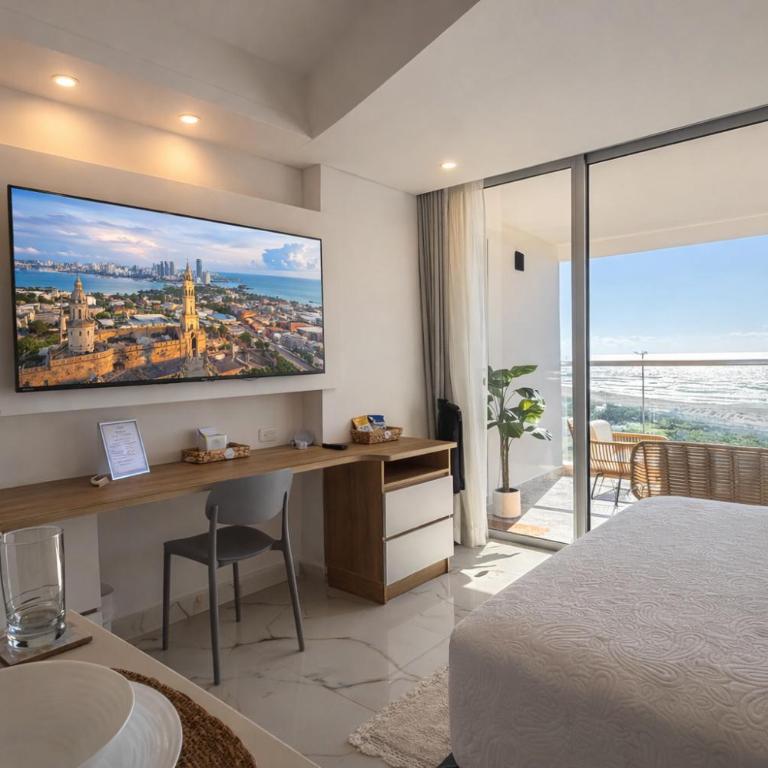 Apartamento con vista al mar cerca del aeropuerto - One-Bedroom Apartment - 14