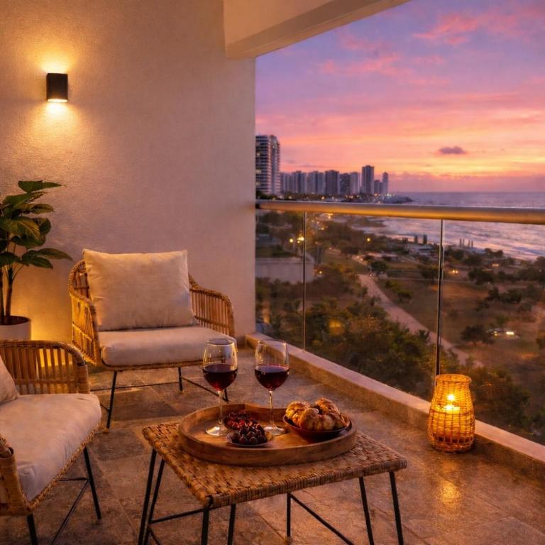 Apartamento con vista al mar cerca del aeropuerto - One-Bedroom Apartment - 25