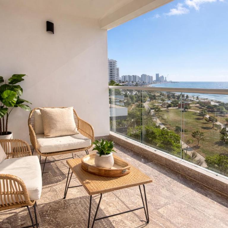 Apartamento con vista al mar cerca del aeropuerto - One-Bedroom Apartment - 19
