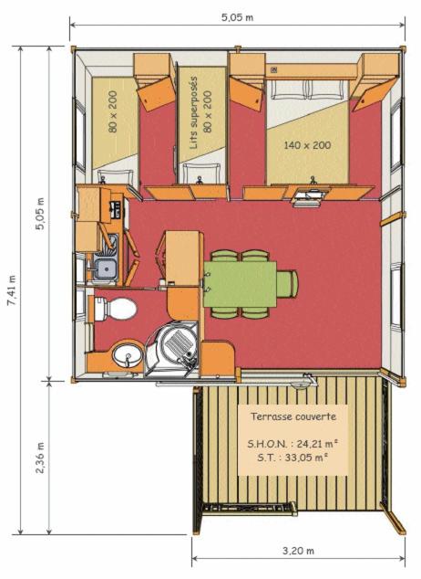 Camping Dolce Vita - Chalet Marina - 2