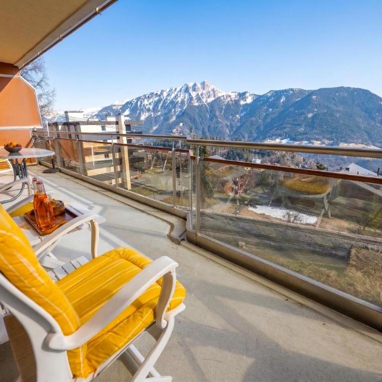 Grand balcon panoramique ,Vue Alpes ,Famille - Apartment mit 2 Schlafzimmern und Bergblick - 1