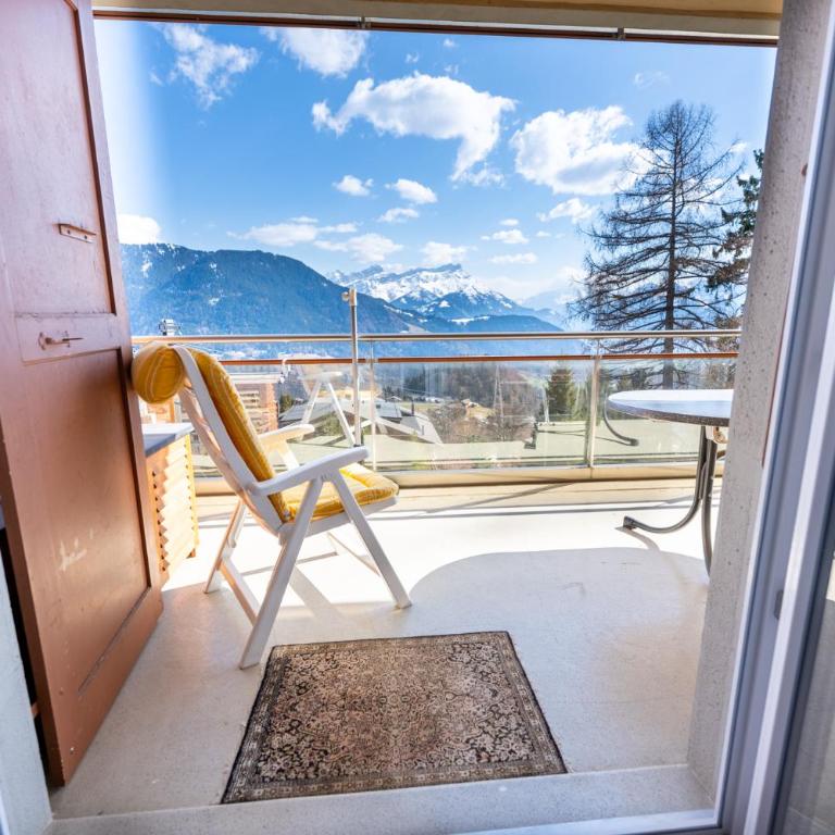 Grand balcon panoramique ,Vue Alpes ,Famille - Apartment mit 2 Schlafzimmern und Bergblick - 6