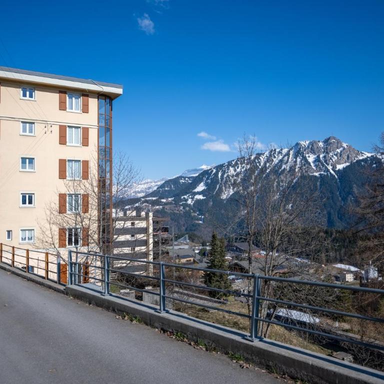 Grand balcon panoramique ,Vue Alpes ,Famille - Apartment mit 2 Schlafzimmern und Bergblick - 15