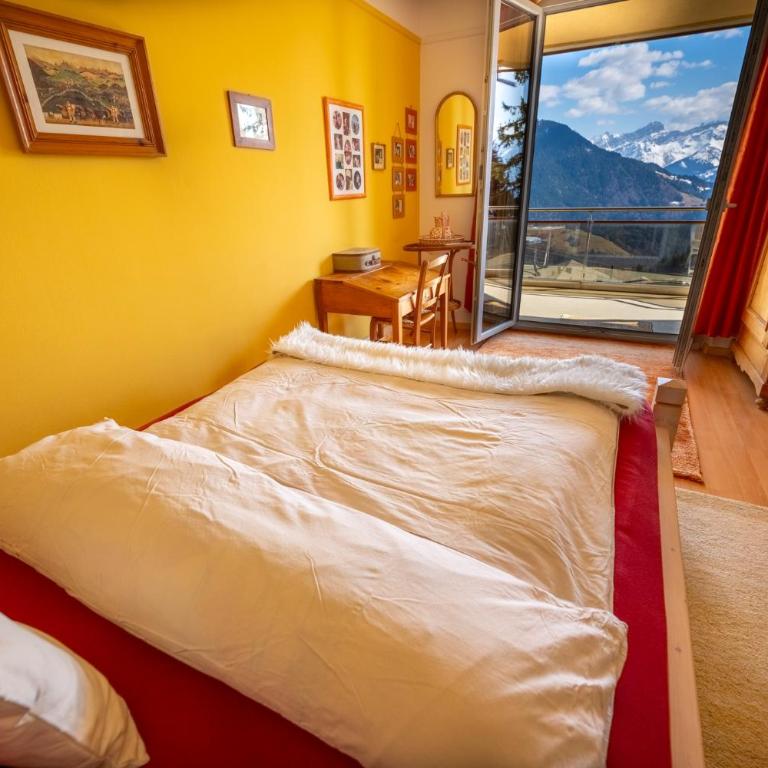 Grand balcon panoramique ,Vue Alpes ,Famille - Apartment mit 2 Schlafzimmern und Bergblick - 22