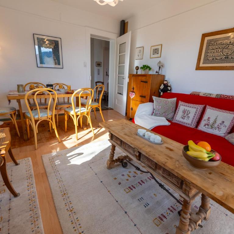 Grand balcon panoramique ,Vue Alpes ,Famille - Apartment mit 2 Schlafzimmern und Bergblick - 27