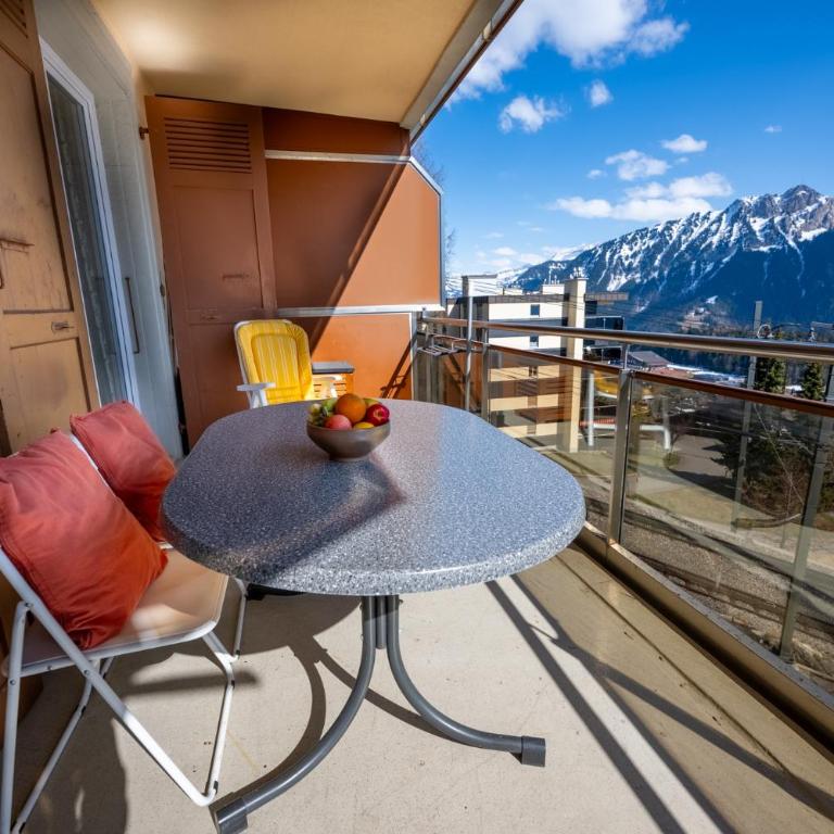 Grand balcon panoramique ,Vue Alpes ,Famille - Apartment mit 2 Schlafzimmern und Bergblick - 32