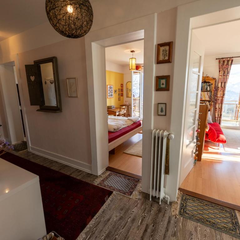 Grand balcon panoramique ,Vue Alpes ,Famille - Apartment mit 2 Schlafzimmern und Bergblick - 46