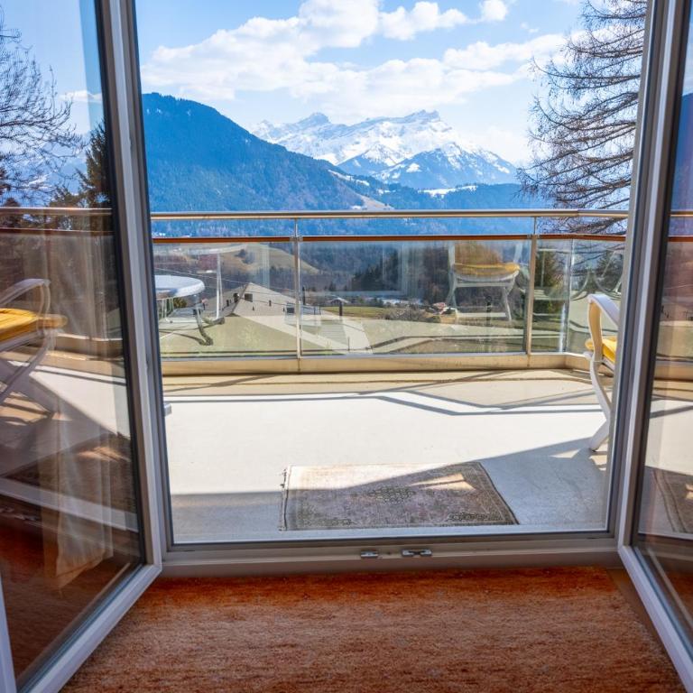 Grand balcon panoramique ,Vue Alpes ,Famille - Apartment mit 2 Schlafzimmern und Bergblick - 59