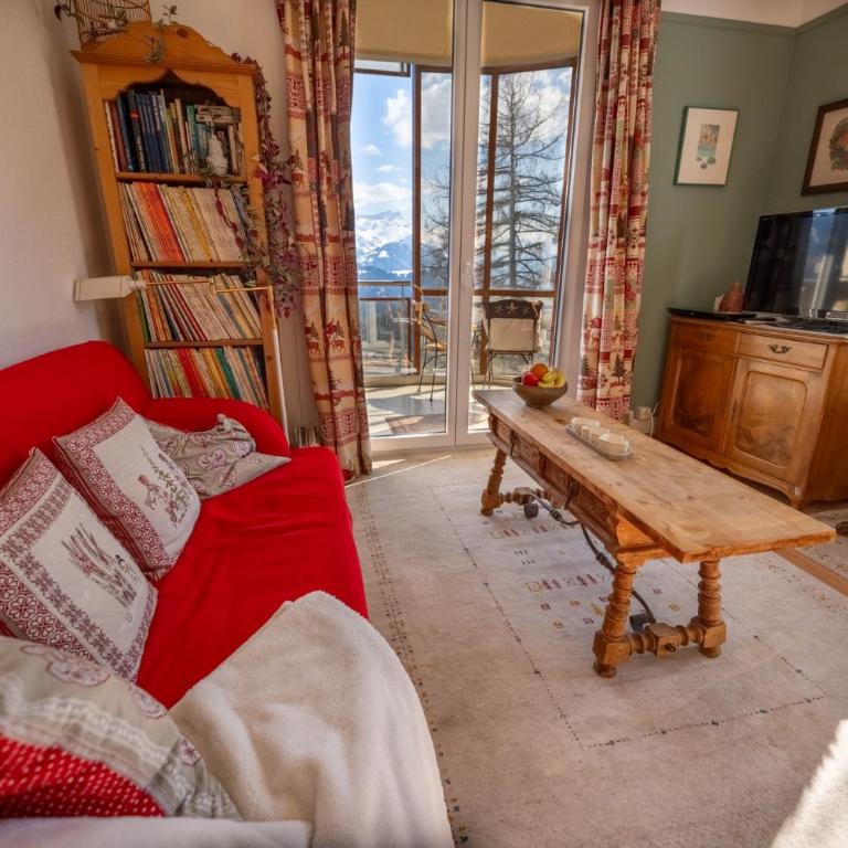 Grand balcon panoramique ,Vue Alpes ,Famille - Apartment mit 2 Schlafzimmern und Bergblick - 57