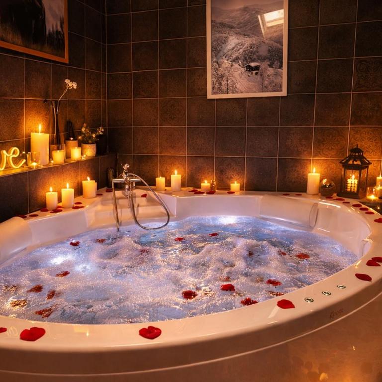 Le chalet romantique, SPA, Écran cinéma, Lit king size, day use, 10 min centre - Appartement 1 Chambre - 8