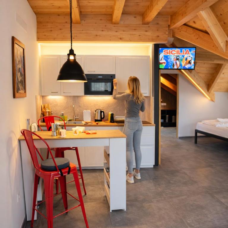 Bahngarten1907 Panorama Historic Railway House - Apartment mit 1 Schlafzimmer und Aussicht - 7