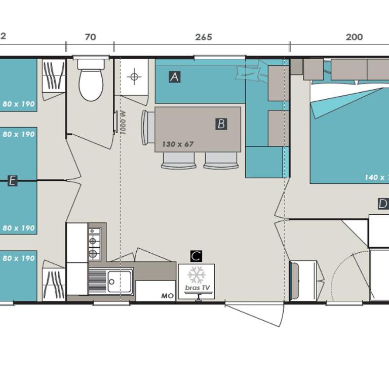 Camping Dolce Vita - Mobile Home Figarella - 1