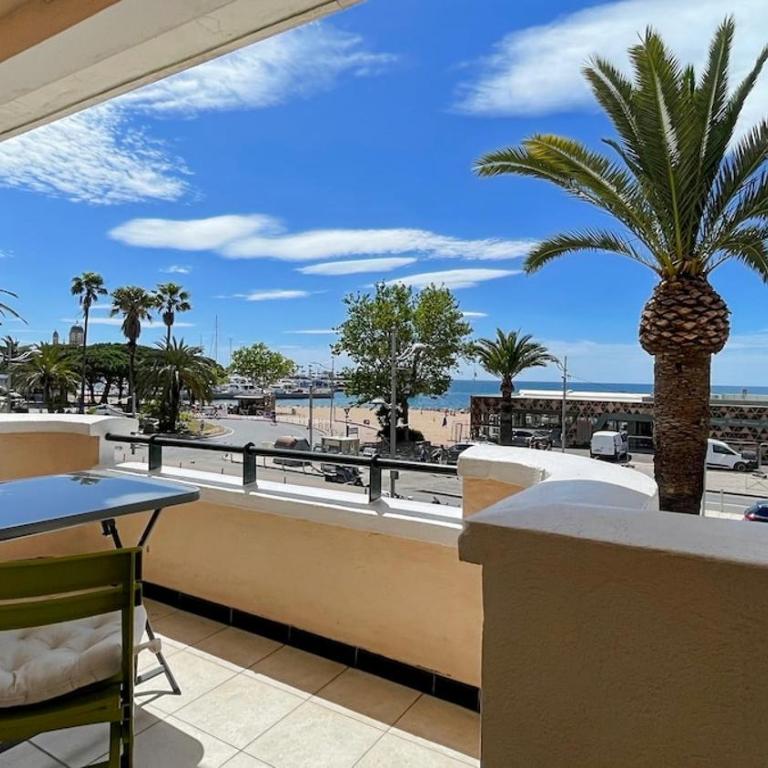 Studio front de mer terrasse wifi et clim - Apartamento de 1 dormitorio - 8