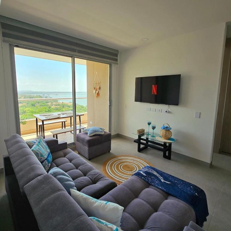 Santa Marta Don Jaca - Piso 15 vista Mar & Sierra - Two-Bedroom Apartment - 5