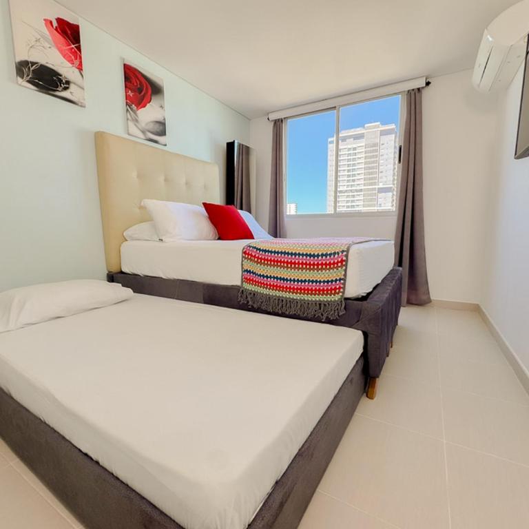 Acogedores apartamentos en el Rodadero RS By Bedviajes - Apartamento de 2 dormitorios con balcón - 2