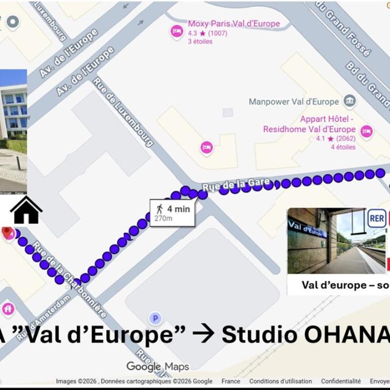 Studio OHANA - Near Disneyland 5 min RER - Studio-Apartment - 15