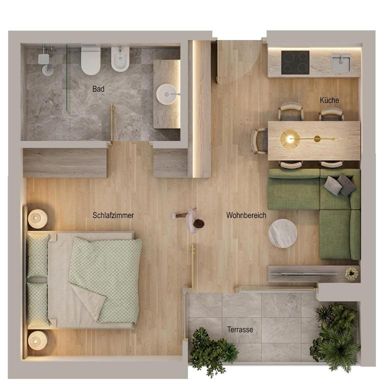 Leiter Living Apartments - Apartamento de 1 dormitorio - 4