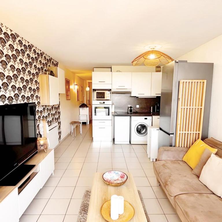 T3, Résidence Horizon Bleu, vue mer & piscine - Palmazur Vacances - Appartement 2 Chambres - Vue sur Mer - 12