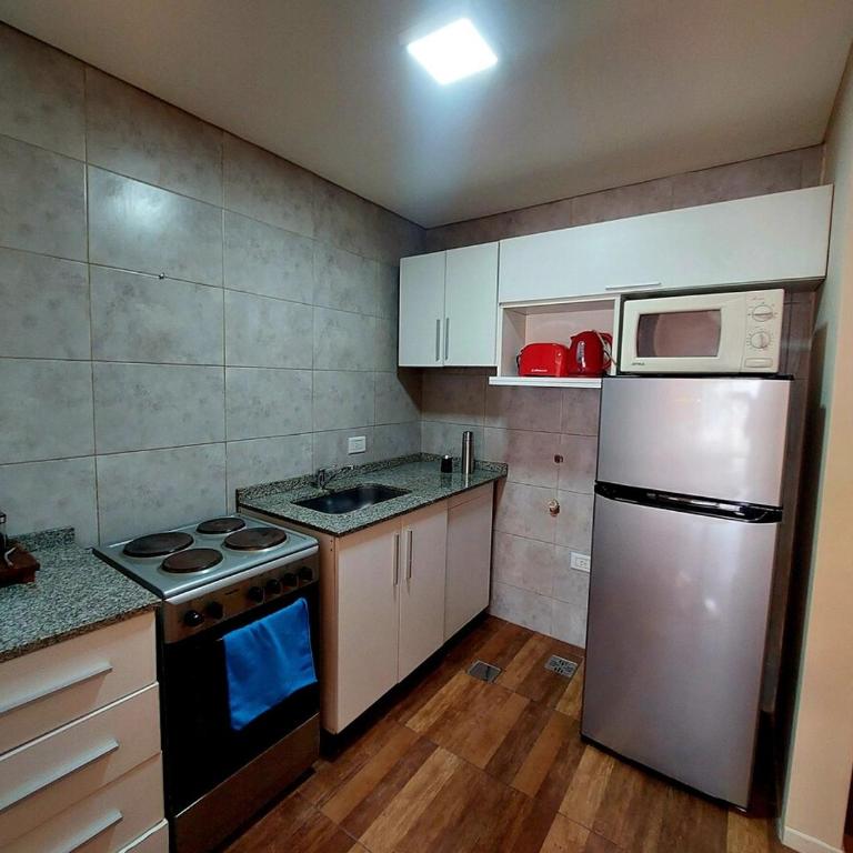 Modern Studio with Balcony and Sun Villa Urquiza - One-Bedroom Apartment - 4