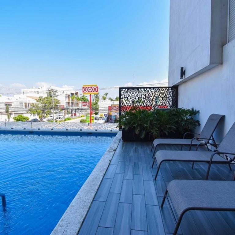 Torre Ibérika #2 Blanco Sereno 1 Min Malecón y Playa - Apartamento de 2 dormitorios - 2