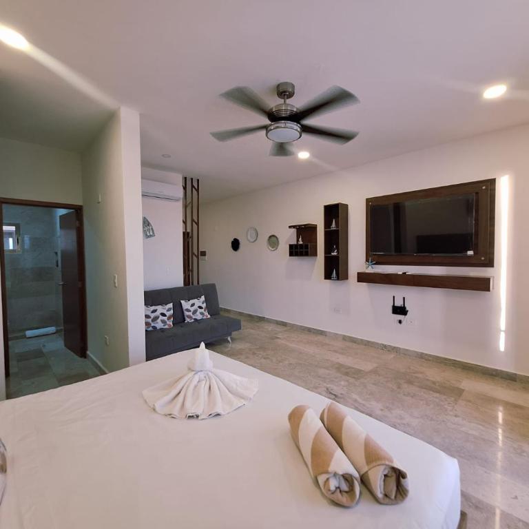 Suite privada Deluxe Itzamna playa - Apartamento Estudio - 2
