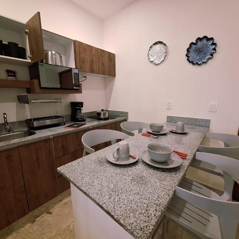 Suite privada Deluxe Itzamna playa - Apartamento Estudio - 9