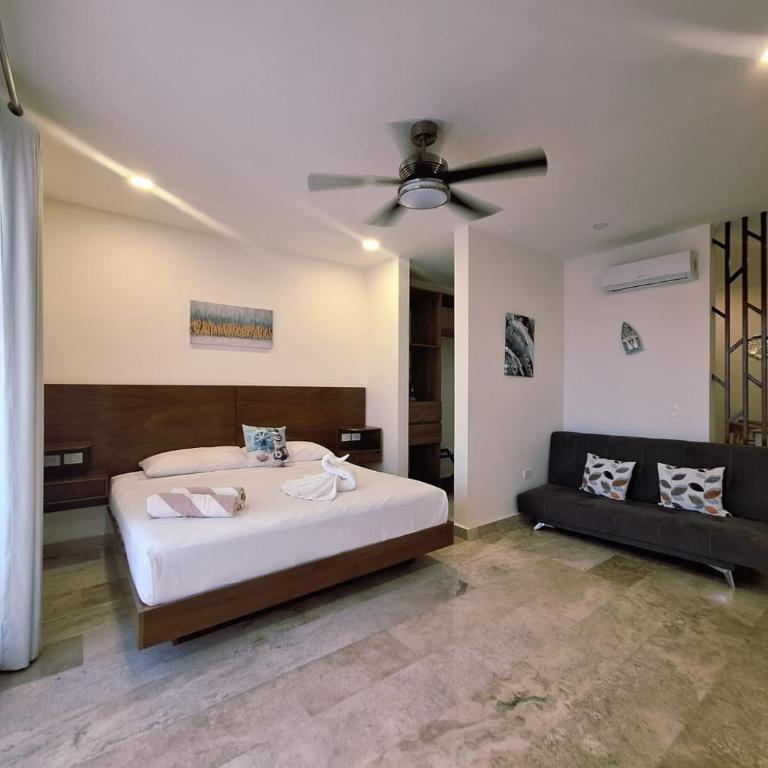 Suite privada Deluxe Itzamna playa - Apartamento Estudio - 3