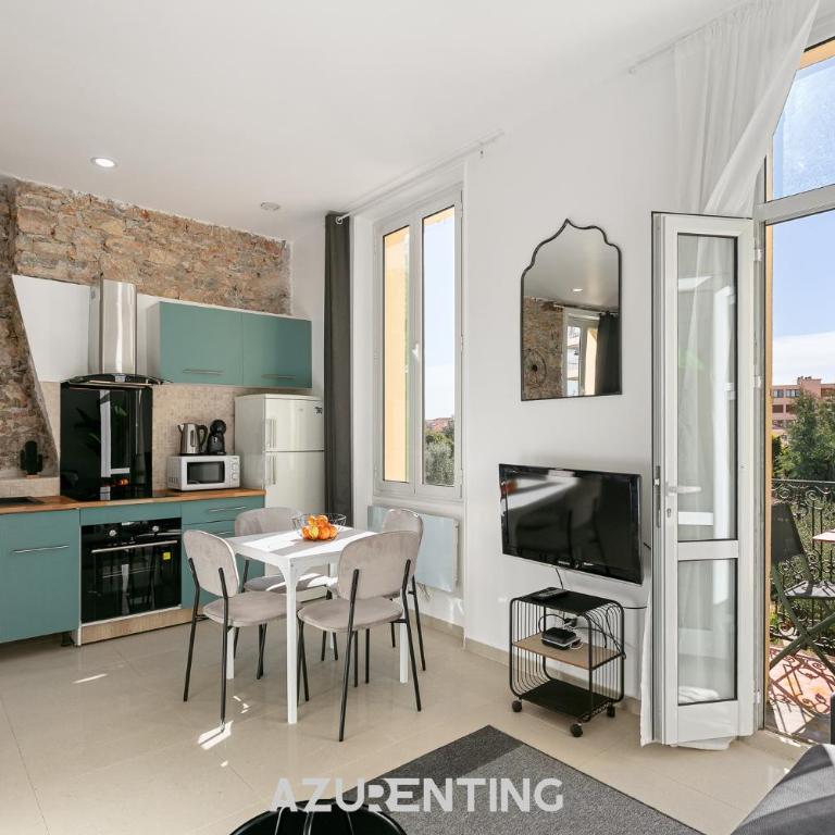Azurenting - Bastide Mira - 1 chambre - Balcon - Apartment mit 1 Schlafzimmer und Balkon - 1