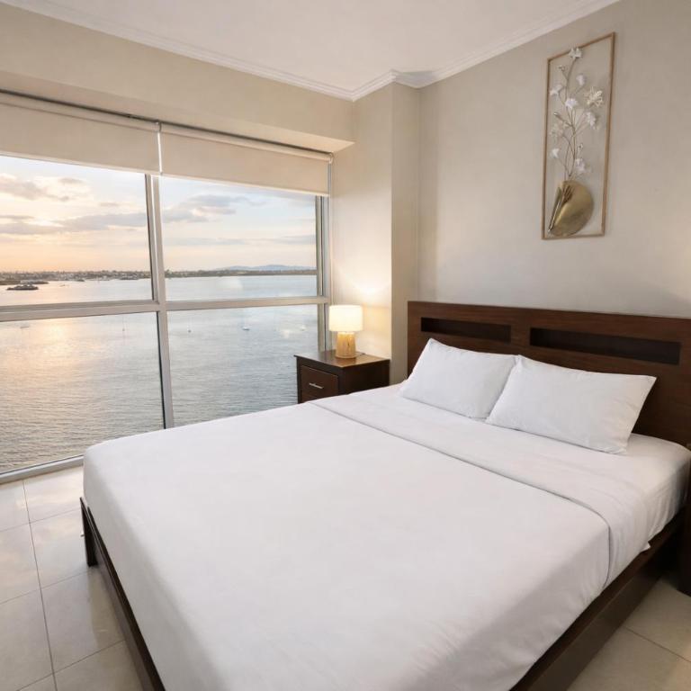 Premium Stay in Puerto Santa Ana, Near Bars, Restaurants, Airport & Malecon 2000 Guayaquil, Ecuador - Two-Bedroom Apartment with River View - 1