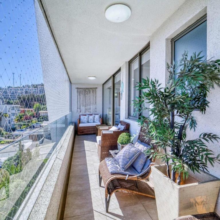 Angamos Coast Luminous Apartment 3D in Reñaca - Three-Bedroom Apartment - 4