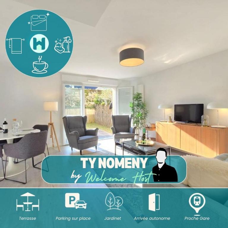 Ty Nomeny, Maison cosy proche gare & centre - Casa con 3 Camere da Letto - 1