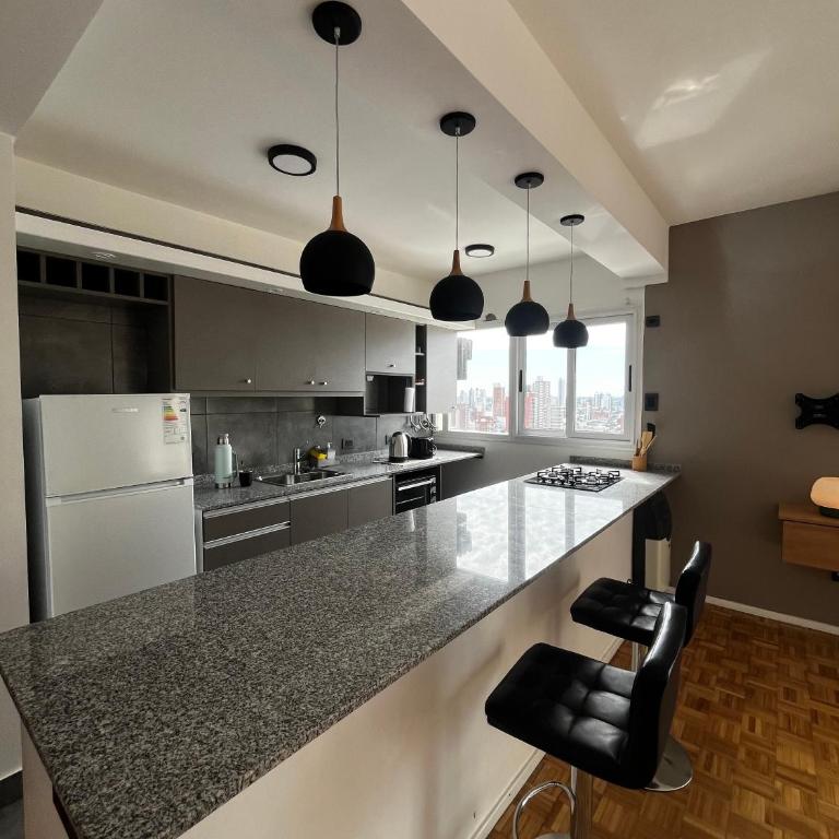 Espacio San Martin - Departamento en plena peatonal con Seguridad 24 hs - Apartamento de 1 dormitorio - 6